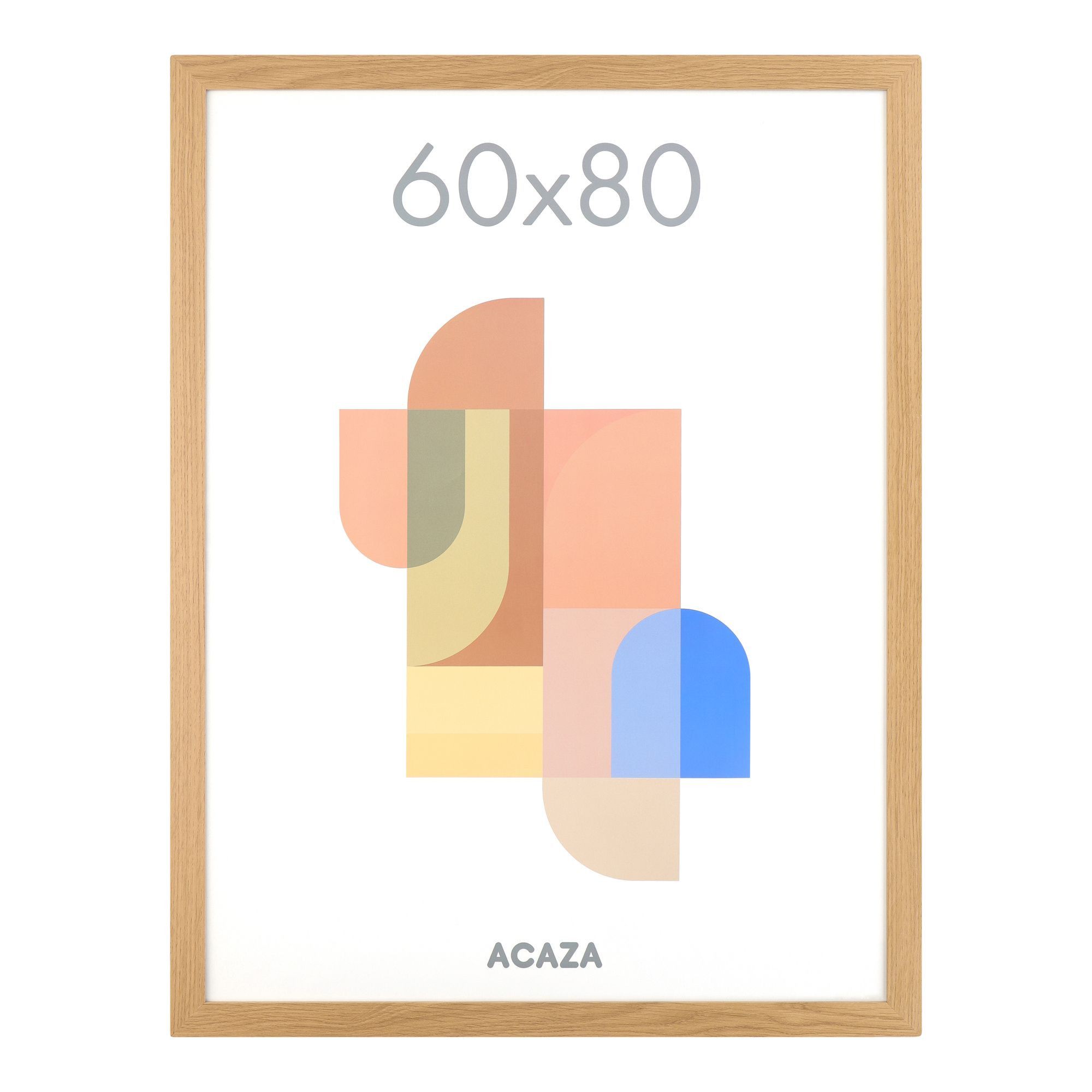 Cadre photo - Madison - 60 x 80 cm - chêne chaleureux