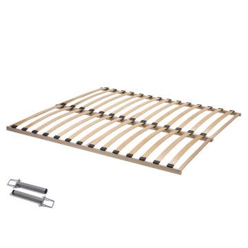 Sommier à lattes - Flex Basic - 180 x 200 cm (2x 90x200 cm) - bois d'hêtre