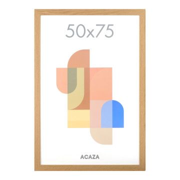Cadre photo - Madison - 50 x 75 cm - chêne chaleureux