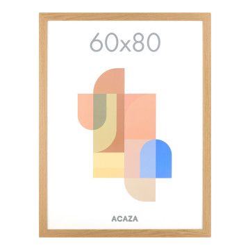 Cadre photo - Madison - 60 x 80 cm - chêne chaleureux
