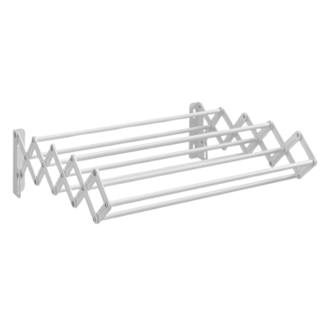 Séchoir à linge mural - séchoir pliable - 42 x 40 x 12 cm - capacité max. 10 kg