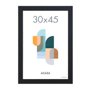 Cadre photo – cadre 30x45 cm – cadre photo 30x45 cm – bois – noir