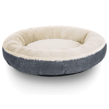 Panier pour chien - lit pour animaux - étroit - Ø 55 cm - gris foncé