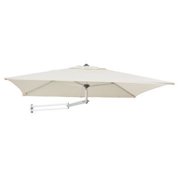 Easysol - parasol mural - rectangulaire - 200x140 cm - écru