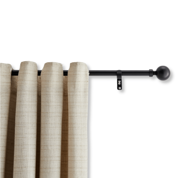 Tringle à rideau extensible - tringle à rideau - tringle de 90-170 cm - noir