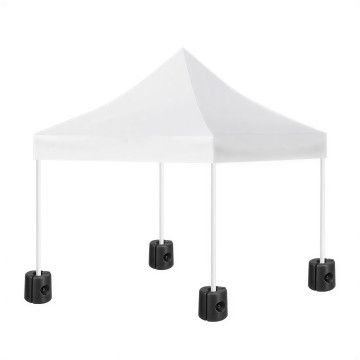 Pieds de lestage pour tente de fête - plastique - noir