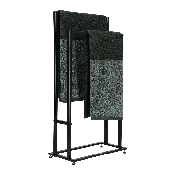 Porte-serviettes - porte-serviettes de salle de bain - supports de serviettes - porte-serviettes noir - métal - râtelier à serviettes