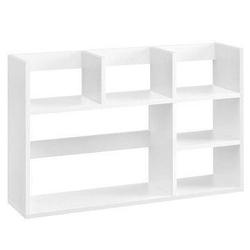 Armoire de rangement – étagère – bibliothèque – 80 x 20 x 50 cm – placement flexible – blanc