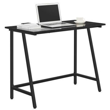 Bureau - table d'ordinateur - bureaux - industriel - bureau noir - 100x50x75 cm - bureau de gaming