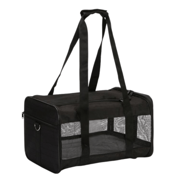 Panier de transport pour chat – caisse de transport pour chats – sac de transport pour chien – sac pour chien – 51 × 30 × 29 cm – noir