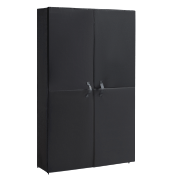 Armoire à chaussures – étagère à chaussures – avec fermeture magnétique – 8 niveaux – jusqu’à 40 paires de chaussures – noir