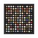Cadre de collection de capsules de champagne - rangement pour capsules de champagne - 50 x 50 x 3,30 cm - noir