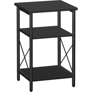 Table d’appoint – petite table – noir – table de chevet – style industriel – tables d’appoint – table noire