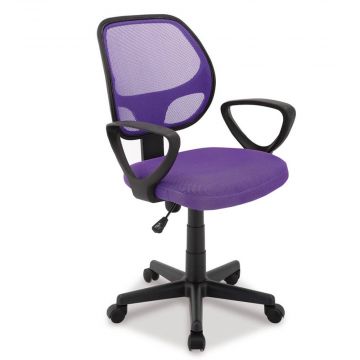Chaise de bureau lila
