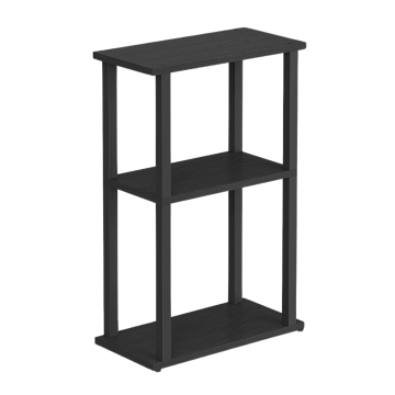 Table d’appoint - petite table - noire - 40 x 20 x 58,5 cm (L x l x H) - table industrielle - table de canapé - tables d’appoint