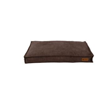 Coussin pour chien - panier pour chien - lit pour chien - 75 x 50 cm - marron - 100% matériau recyclé - coussin pour chien lavable - paniers pour chiens