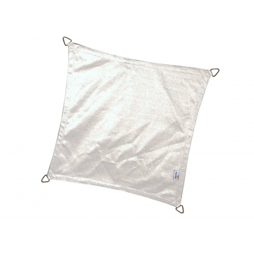 Nesling - Coolfit - voile d'ombrage - carrée 3,6x3,6 m - blanc neige