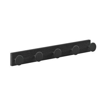 ACAZA Porte-manteau long avec 5 boutons, Porte-manteau mural