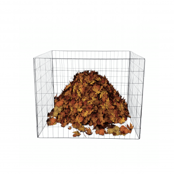  Composteur en fil d'acier de 70x90 cm pour un jardin écologique