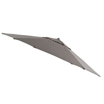 Easysol - toile de parasol hexagonale - Ø 250 cm - taupe