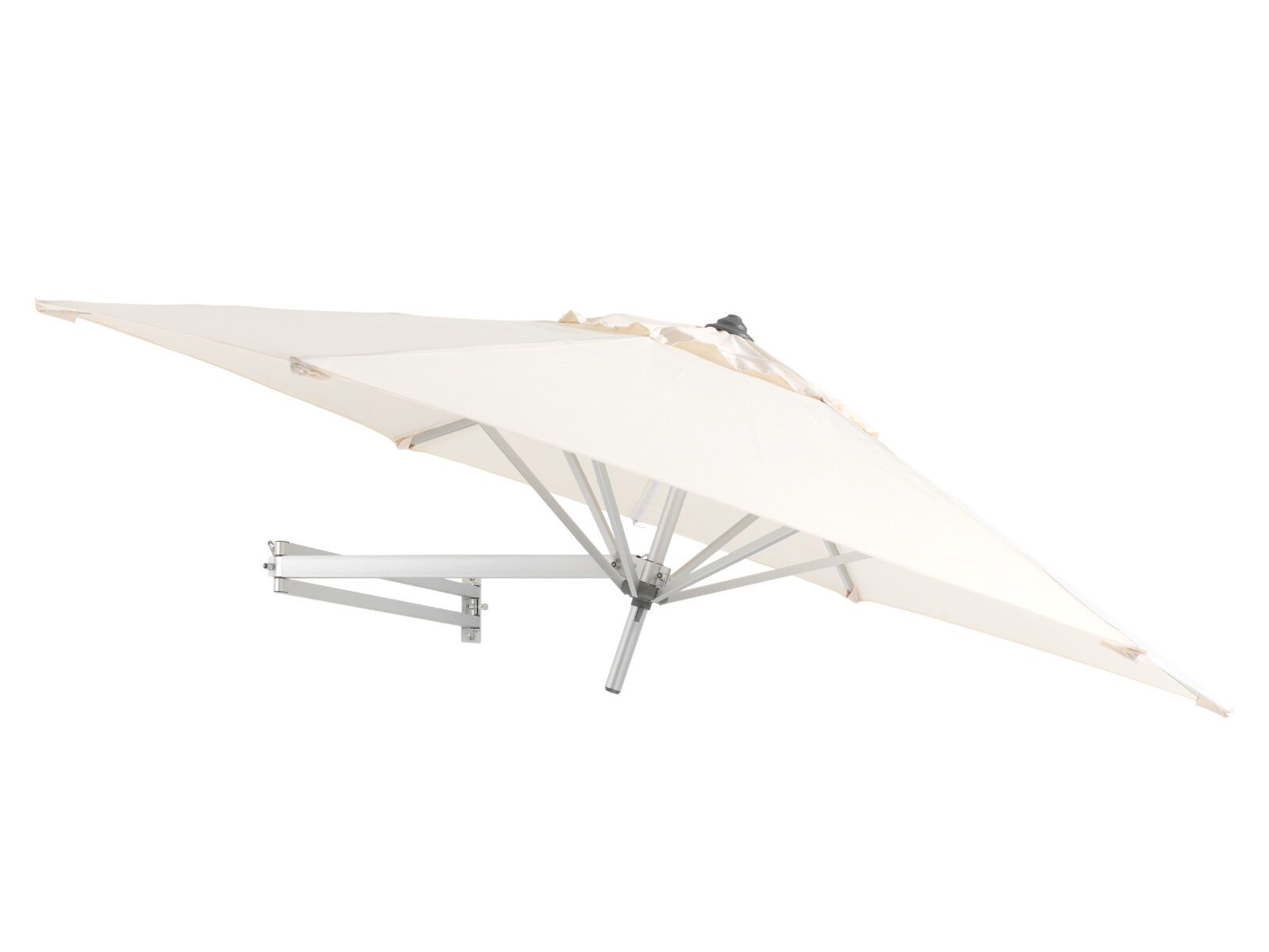 Easysol - hexagonal parasol mural - Ø 250 cm - écru
