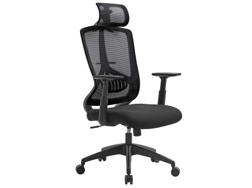 Chaise de bureau ergonomique - confortable - noir