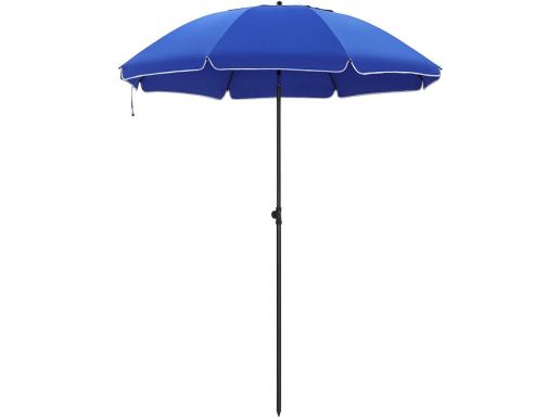 Parasol - Ø 180 cm - octogonal - avec sac de transport - bleu