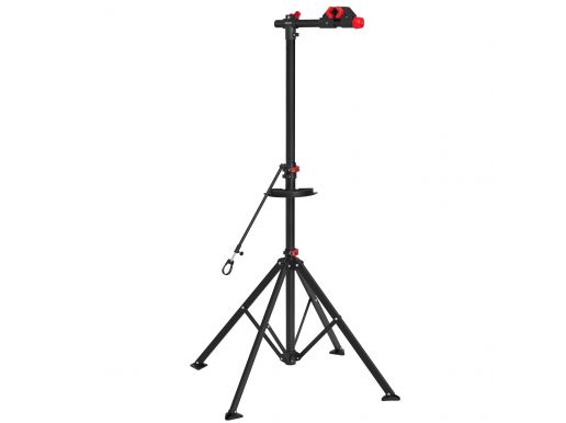 Support de montage de vélo robuste - hauteur réglable 114-193 cm - noir