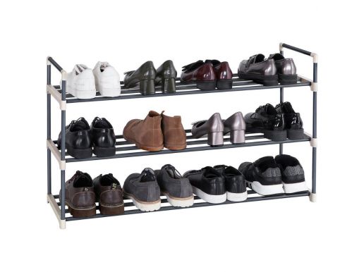 Meubles à chaussures - empilable - 92x54x30 cm - gris